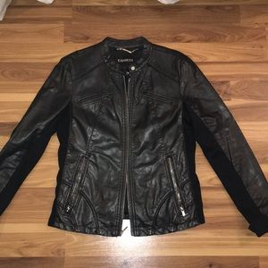 Express leather jacket